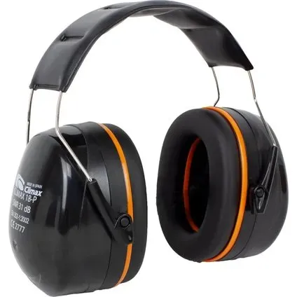 Climax Gehoorkappen 18-P Met Hoofdband - 31dB