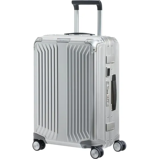 Samsonite Lite Box Alu 55cm Aluminium Cabinekoffer