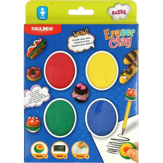 Paulinda Knutselset Gummen Maken (4 stukken)