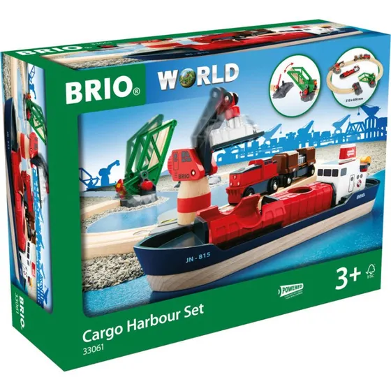 BRIO Treinset vracht bij de haven (33061)