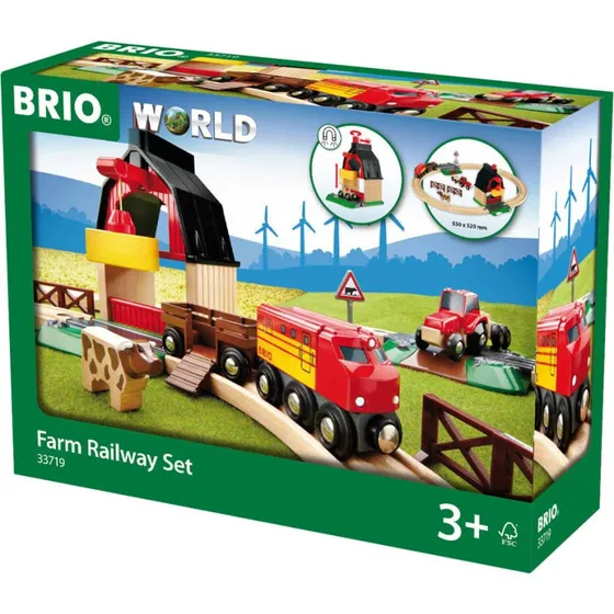 BRIO 33719 Treinset met Boerderij