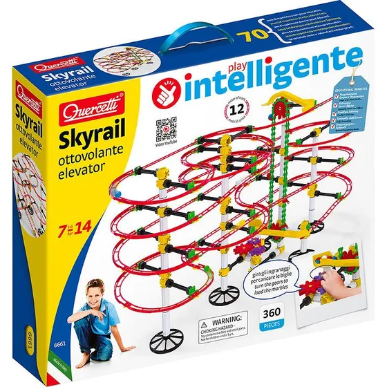Quercetti Skyrail Ottovolante Lift Knikkerbaan (360 onderdelen)