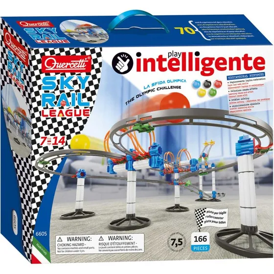 Quercetti Skyrail League Knikkerbaan (166 onderdelen)