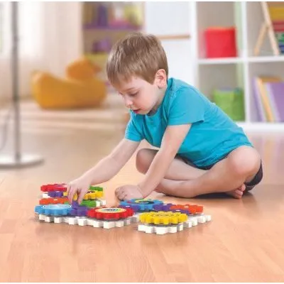 Quercetti Kaleido Gears Bouwset voor kinderen vanaf 3 jaar