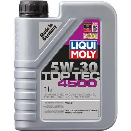 Liqui Moly Top Tec 4500 5W30 Motorolie 1 liter