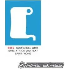 Elvedes Schijfremblok XTR/XT/LX (blauw, 2 stuks)