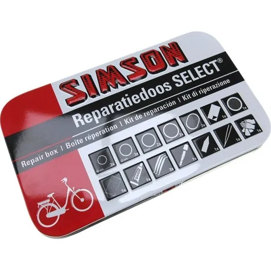 Simson Select Bandenreparatiedoos – 16 plakbeurten