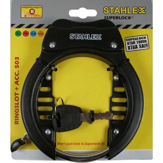 Stahlex Ringslot 503 + Acc. Zwart