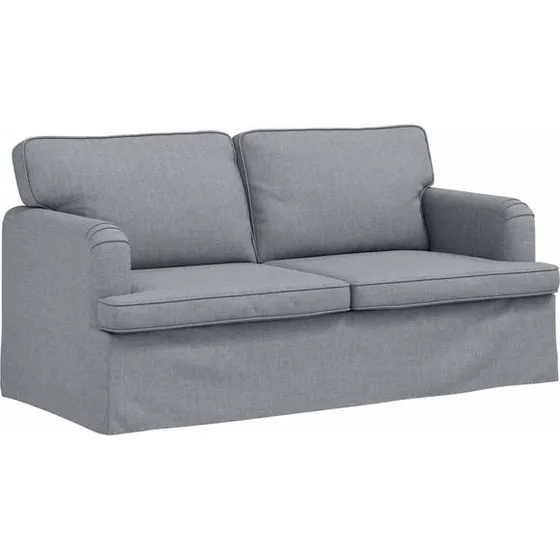 vidaXL Bank Lichtgrijs 142 x 80 x 85 cm Stof