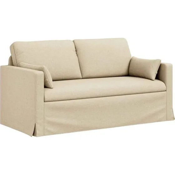 vidaXL Bank Crme 158 x 78 x 80 cm Stof