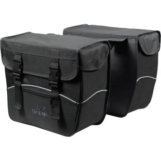 Greenlands Dubbele Fietstas 34L Zwart