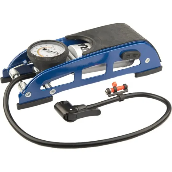 Mirage Voetpomp met Manometer, 7 bar, voor Fietsbanden