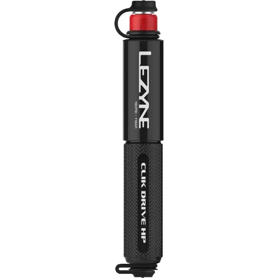 Lezyne Clik Drive HP Mini Fietspomp Zwart