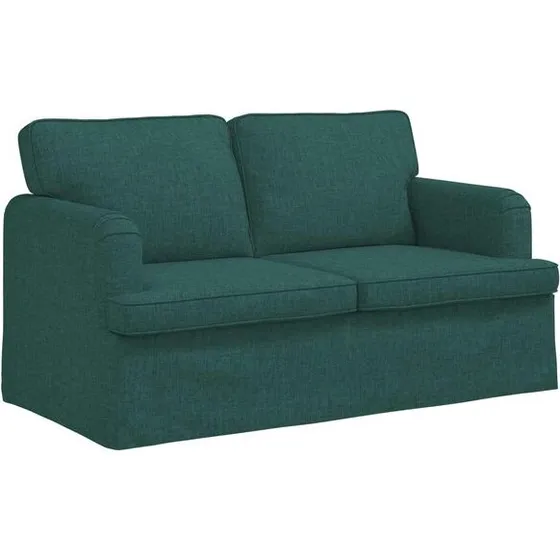 vidaXL Donkergroene Modulaire Bank 144 x 80 x 85 cm Stof