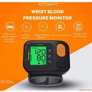 Cresta BPA320 Polsbloeddrukmeter - Nauwkeurig & Compact