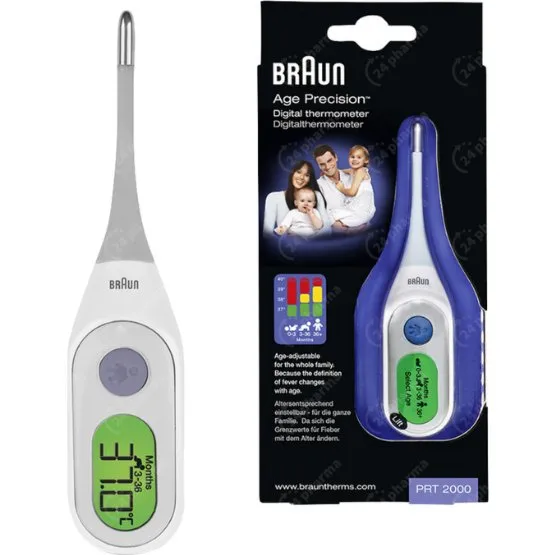 Braun Thermometer Digitaal PRT2000 met Age Precision