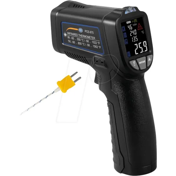 PCE-675 Digitale Thermometer met Type-K Sensor