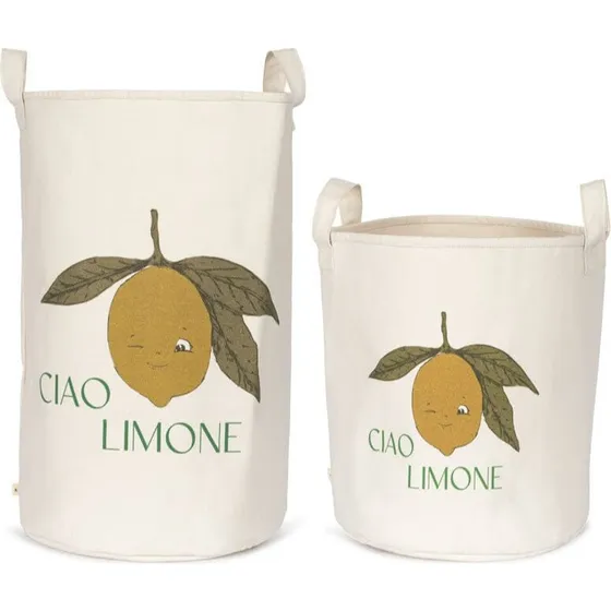 Konges Slojd Opbergmand Ciao Limone (Set van 2)