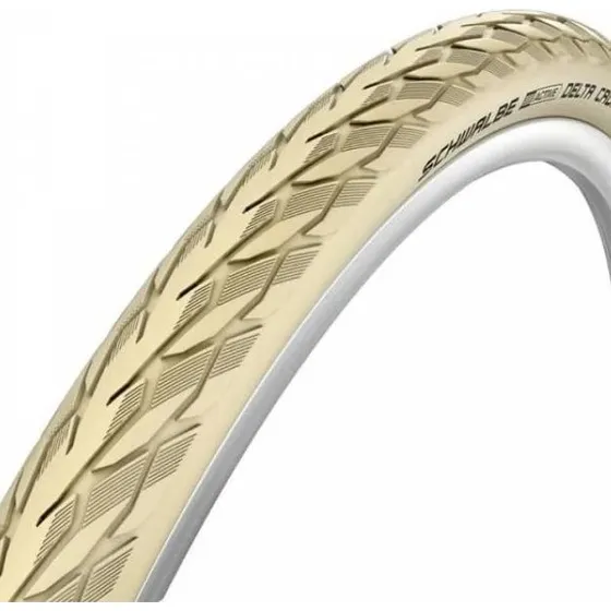 Schwalbe Delta Cruiser Plus 28 x 1 1/2 zwart met reflectie PunctureGuard
