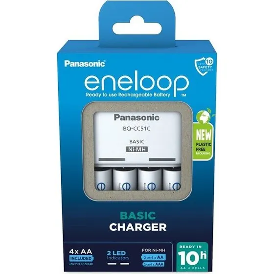 Panasonic Eneloop BQ-CC51 4x AA 2000 mAh Charger