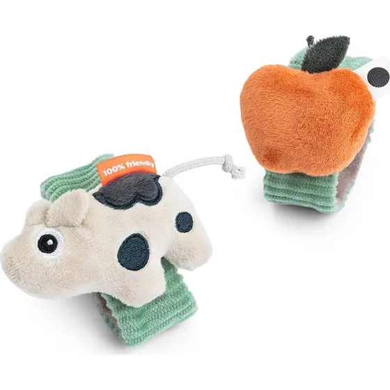 Done by Deer Dotti Koe Rammelaar 2 stuks Groen