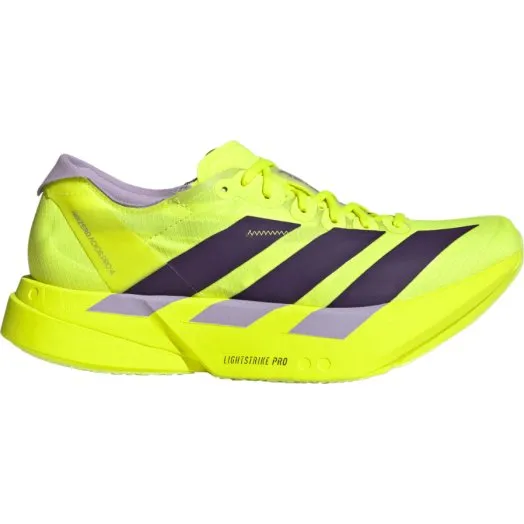 adidas Adizero Adios Pro 4 Hardloopschoenen Dames - Geel/Zwart - Maat 40