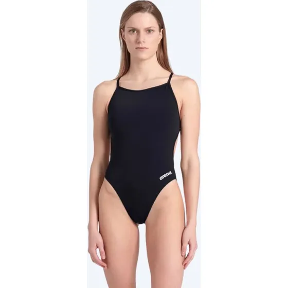 Arena Dames Badpak Solid Lace Back - Zwart