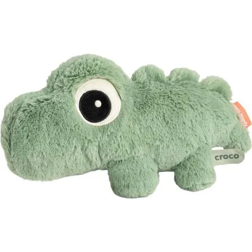 Done by Deer Knuffel Croco Groen 28 cm met Naamlabel