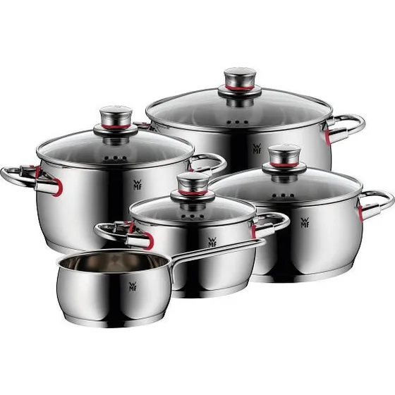 WMF Quality One Pannenset 5-delig Zilver