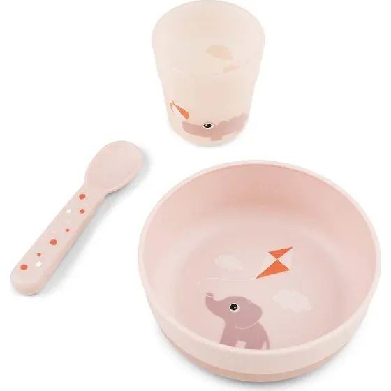 Done by Deer Foodie First Meal Set Playground Powder, 12,5 x 4,5 cm
