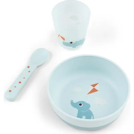 Done by Deer Foodie First Meal Set Playground Blue - 12,5 x 4,5 cm