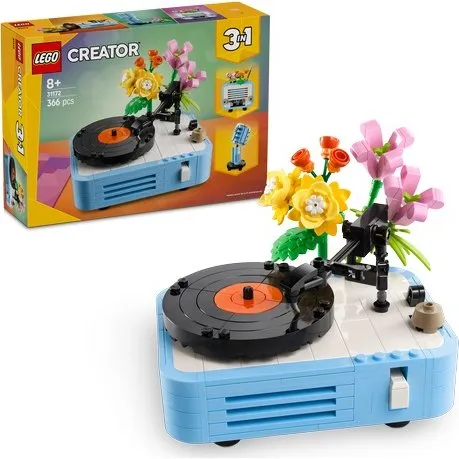 LEGO Creator 3in1 Platenspeler met Bloemen (31172)