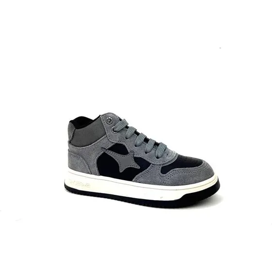 Shoesme Sneakers Grijs Suède