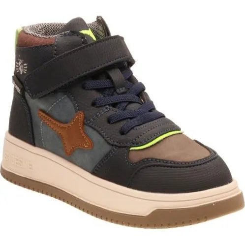 Shoesme New Outsole Sneakers Blauw Leer