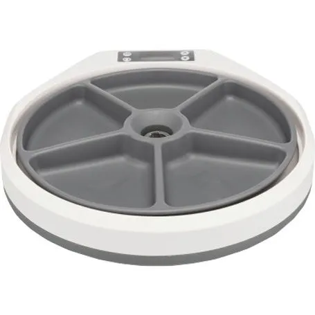 Trixie TX4+1 Automatische Voerdispenser Wit/Grijs 36x33x5 cm