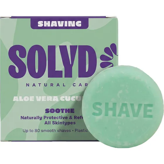 SOLYD Shaving Bar Aloë Vera & Komkommer - 60g
