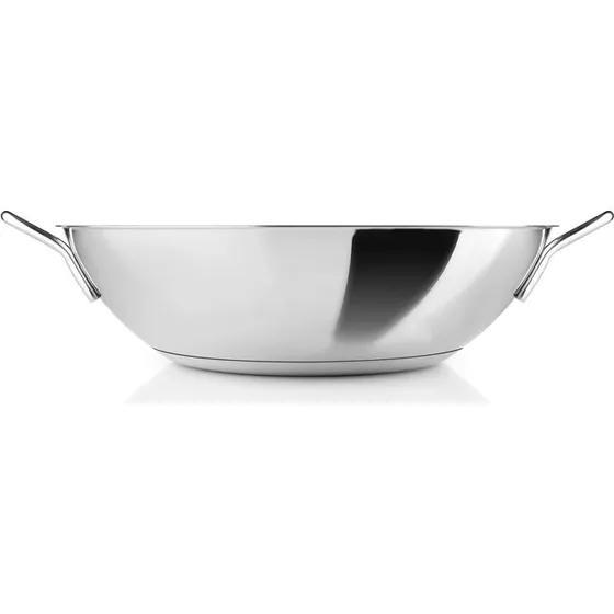 Eva Trio Wok 5 l Ø 32 cm roestvrij staal