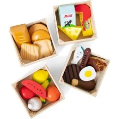 Melissa & Doug - Speelgoedeten in 4 kratjes