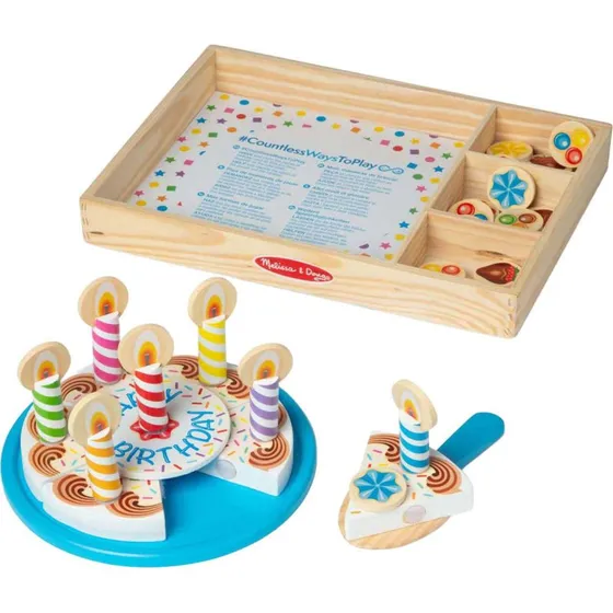Melissa & Doug Houten Verjaardagstaart (34-delig)