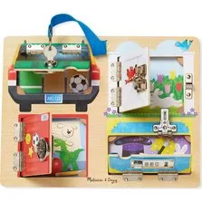 Melissa & Doug Slotenbord met 4 reuze sloten
