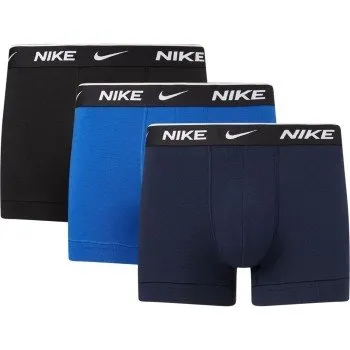 Nike Everyday Essentials Cotton Stretch Trunk Heren - Blauw/Zwart - XL
