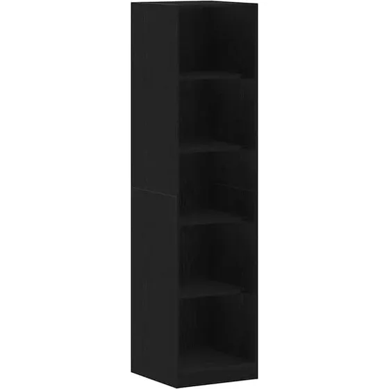 vidaXL Kledingkast met plank Zwart Eiken 50 x 50 x 200 cm