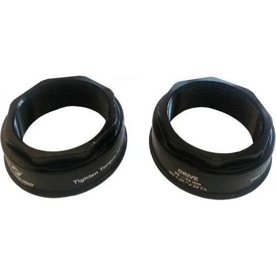 Stronglight BB30 naar BSC 1,37x24 Naafcupadapter Zwart