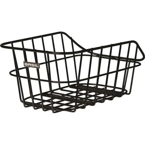 Basil Cento Alu mat zwart fietsmand