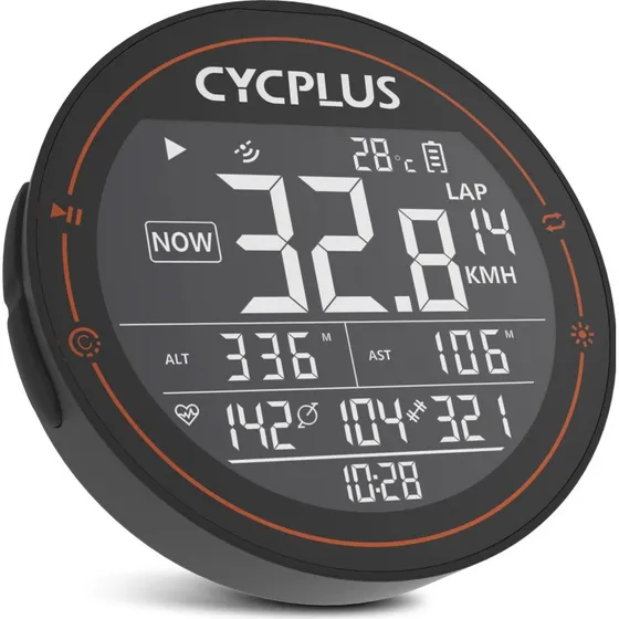 Cycplus M2 Fietscomputer 2,5 inch GPS met ANT+