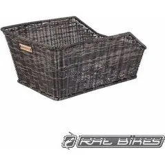 Basil Cento Rattan Look Fietsmand Brown 47x34x22cm