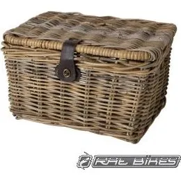 FastRider Fietsmand Sera met Klep Naturel - Large