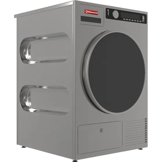 Diamond SL80-NP 8 kg Droogkast Inox-Titanium met Afvoer