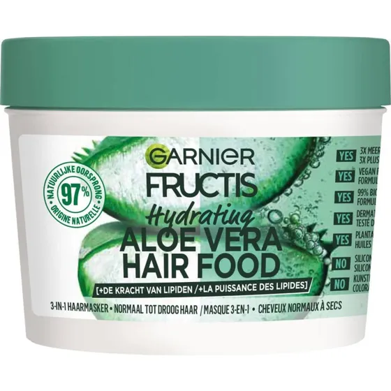 Garnier Fructis Hair Food Aloe Haarmasker 400 ml - Normaal tot Droog Haar