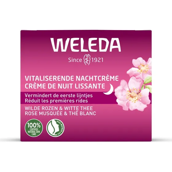 Weleda Wilde Rozen & Witte Thee Nachtcrme 40 ml
